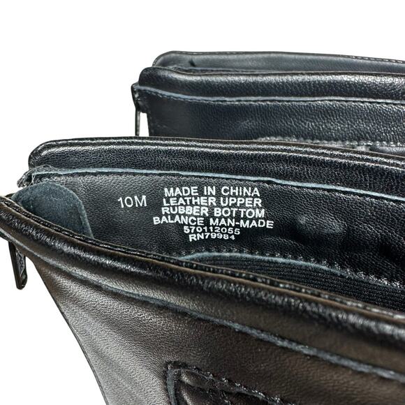 Chicos Boots Womens 10M Black Leather Quilted Mid Calf Zip Buckle Moto - Picture 4 of 11